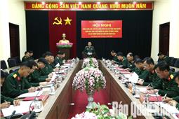 Ban Thường vụ Đảng ủy Quân khu thảo luận dự thảo Nghị quyết lãnh đạo thực hiện nhiệm vụ năm 2026